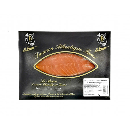 Saumon fumé d'Ecosse (4 tranches / 200 gr)